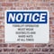 Signmission Forklift Operators Must Wear Seatbelts And, 10 in W x Rectangle, Plastic OS-2PACK-NS-P-710-L-12889 - alternate 3